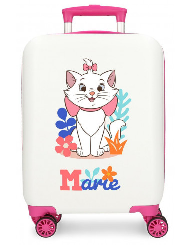 TROLLEY ABS 50CM.4R.ARISTOCATS MARIE IN WHITE